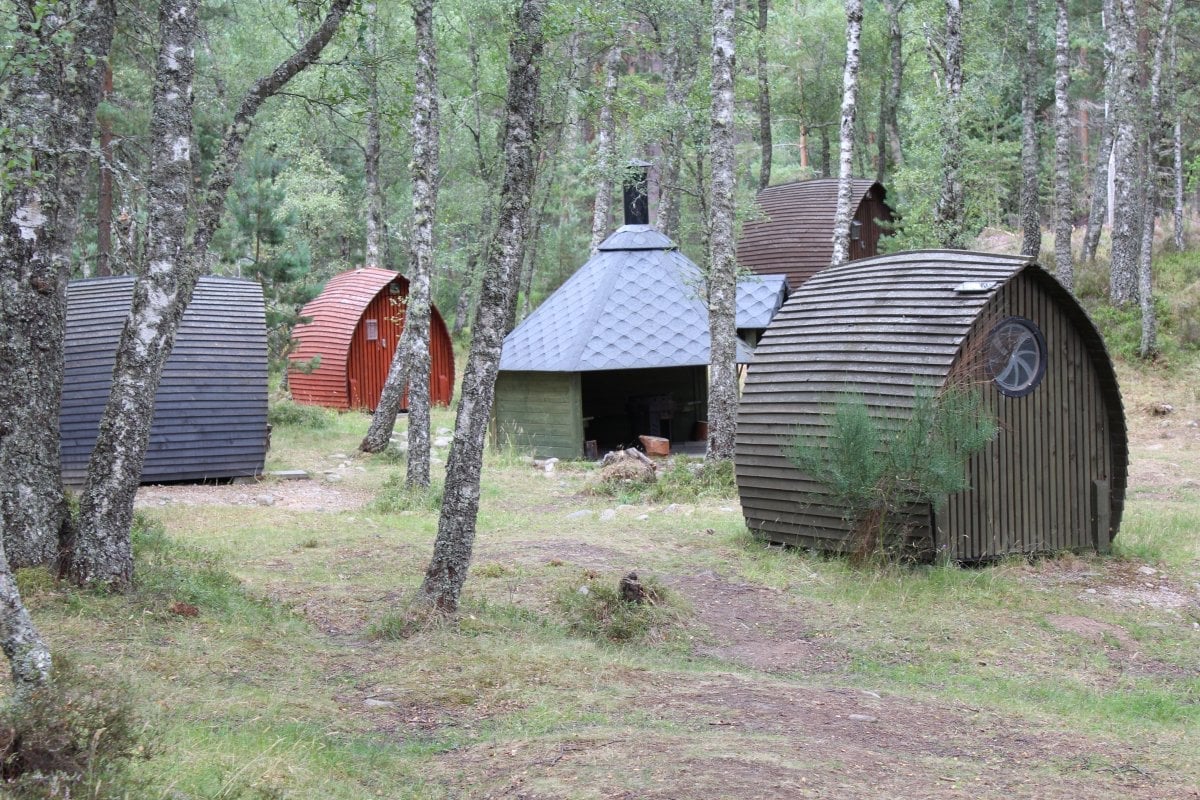 Camping Pods and BBQ Hut