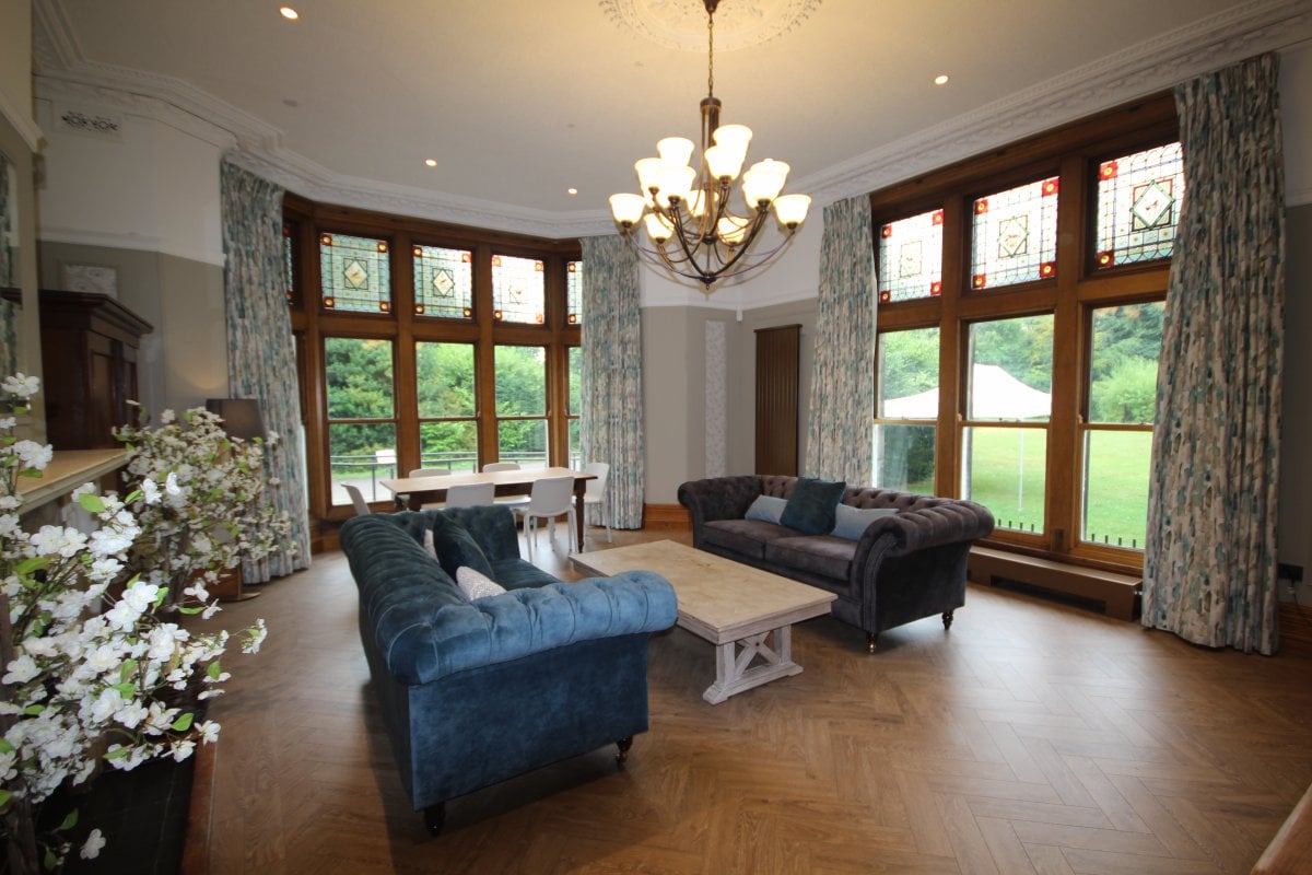 The lounge at Cliffe House