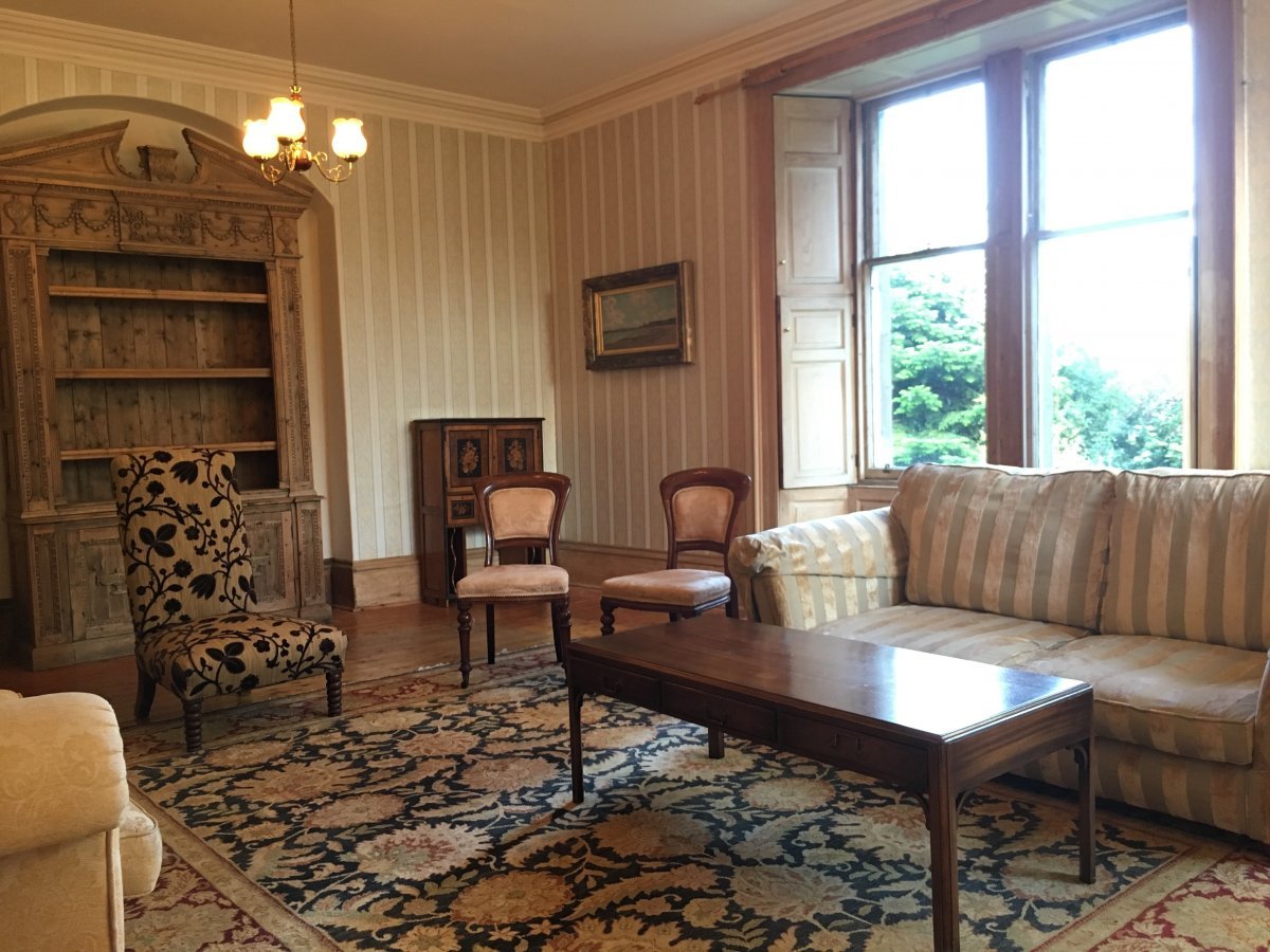 Living room at Swinton Vicarage