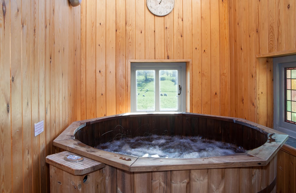 Hot tub with a view