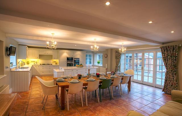 Dove House refurbished kitchen and dining room