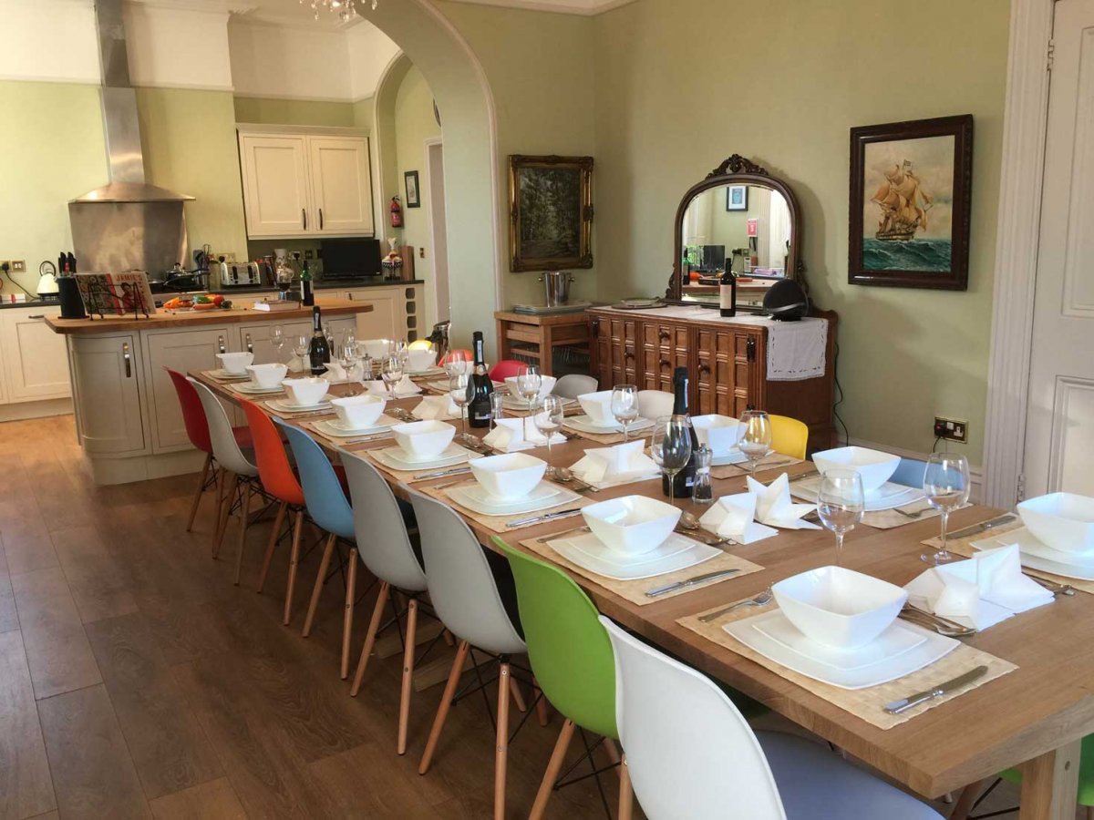 Main house dining area