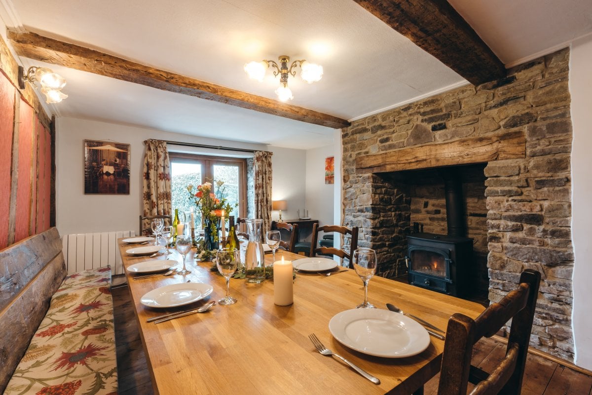 Large oak dining table for all your guests