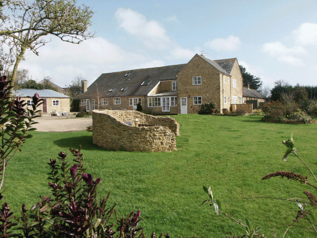 The front of the House, with BBQ area