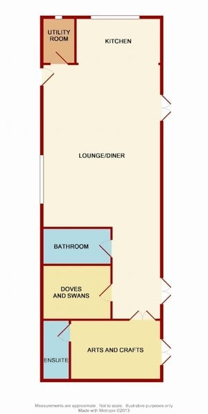 Lower Malt House Social Space, Kitchen 1 & 2 Bedrooms