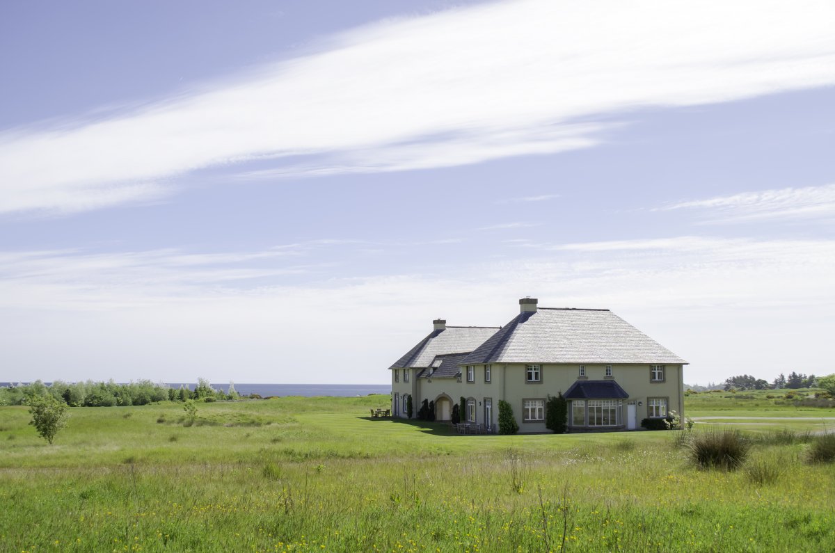 Exterior of Manor Home