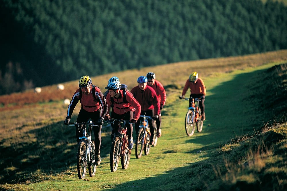 Cycle hire and guided rides can be arranged