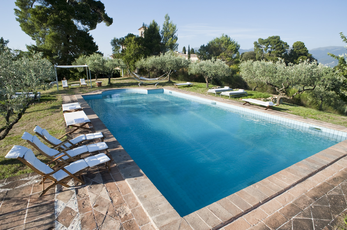 Swimming pool at Villa Pianciani