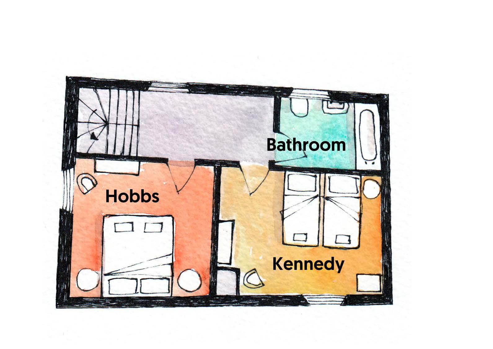 Cossington Park Cottage First Floor Site Plan