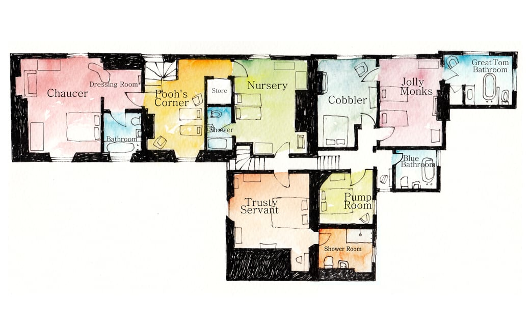 Cossington Park House First Floor Site Plan
