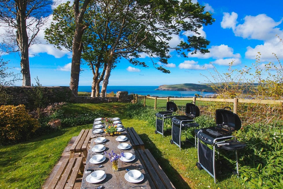 Our Garden Dining Table sports as many as 3 Barbeques