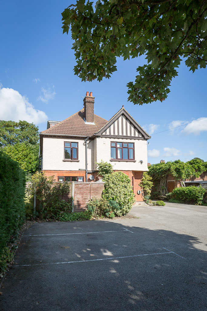 We have 10 marked parking bays to the front of the property.