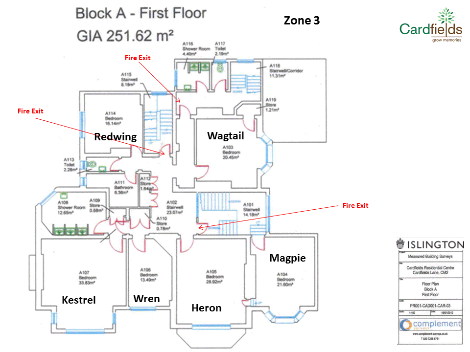 First Floor layout
