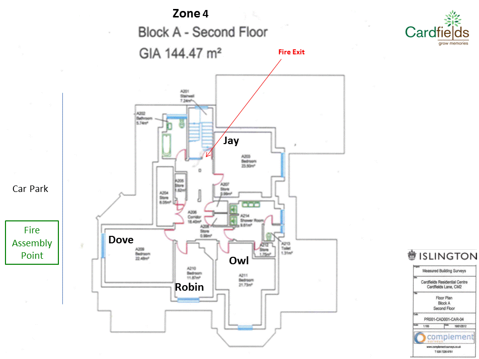 Second Floor layout