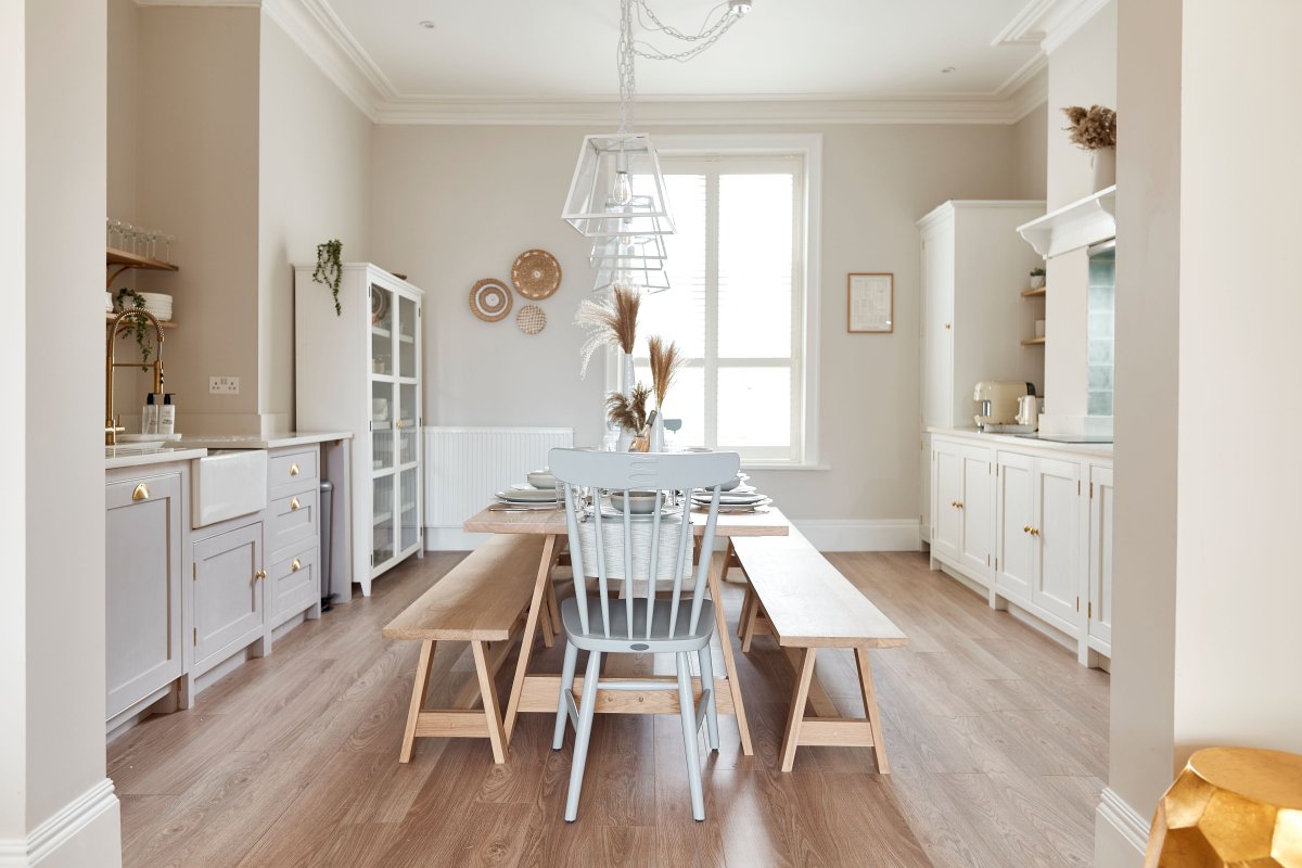 Beach House Bournemouth - really well equipped kitchen with large table