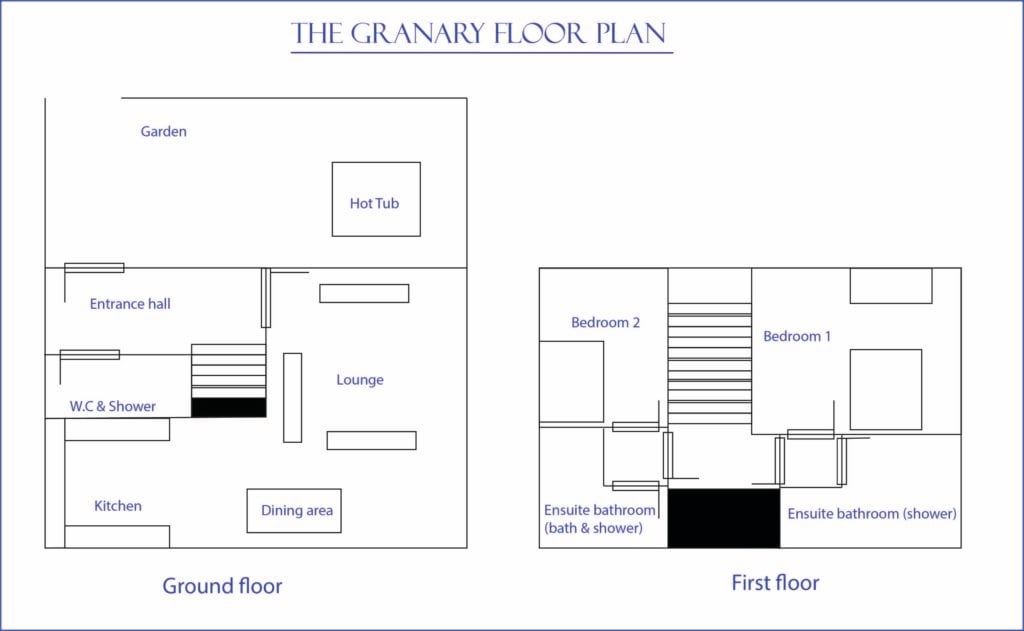 Floor plan of The Granary