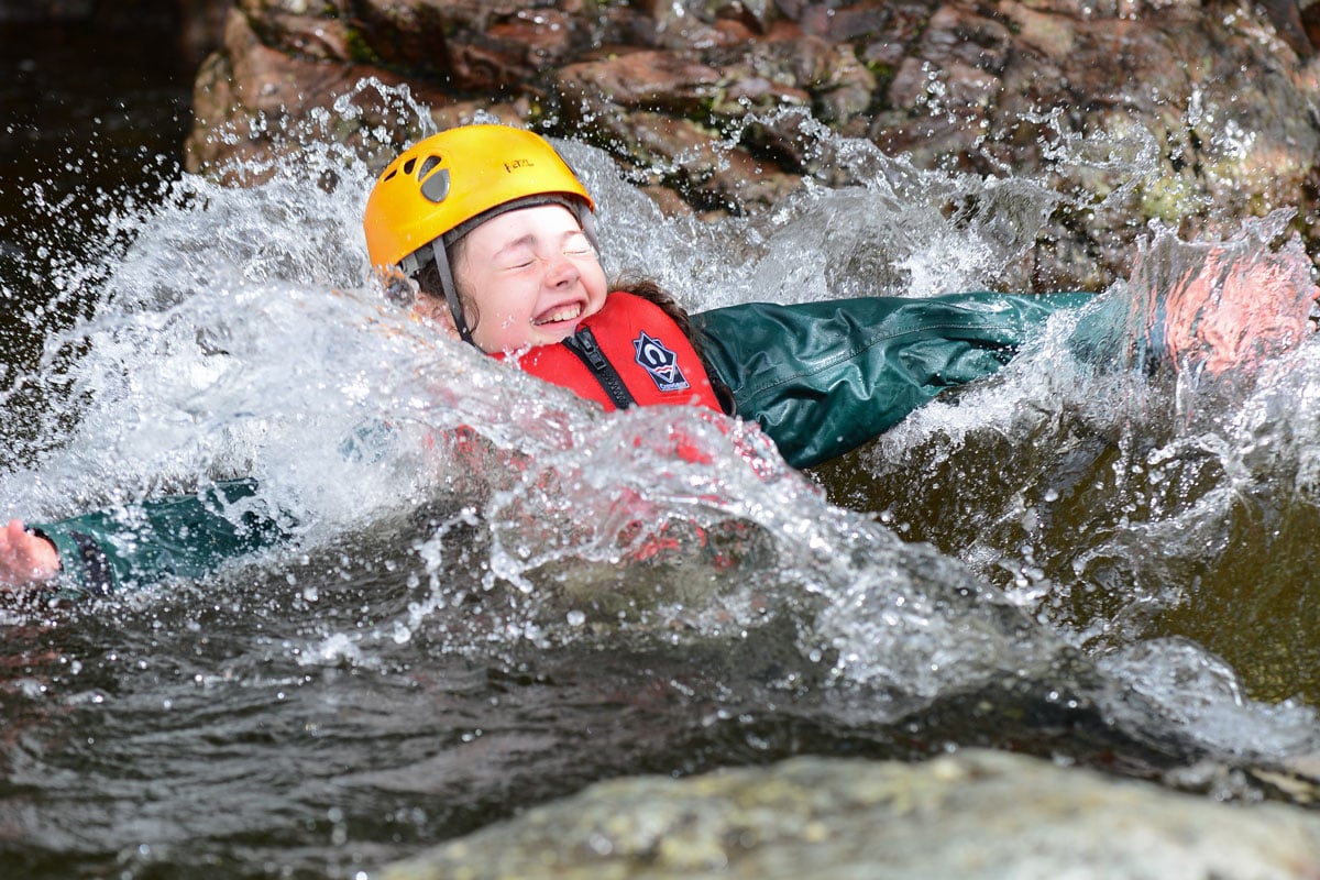 Taking a dip in the Ghyll