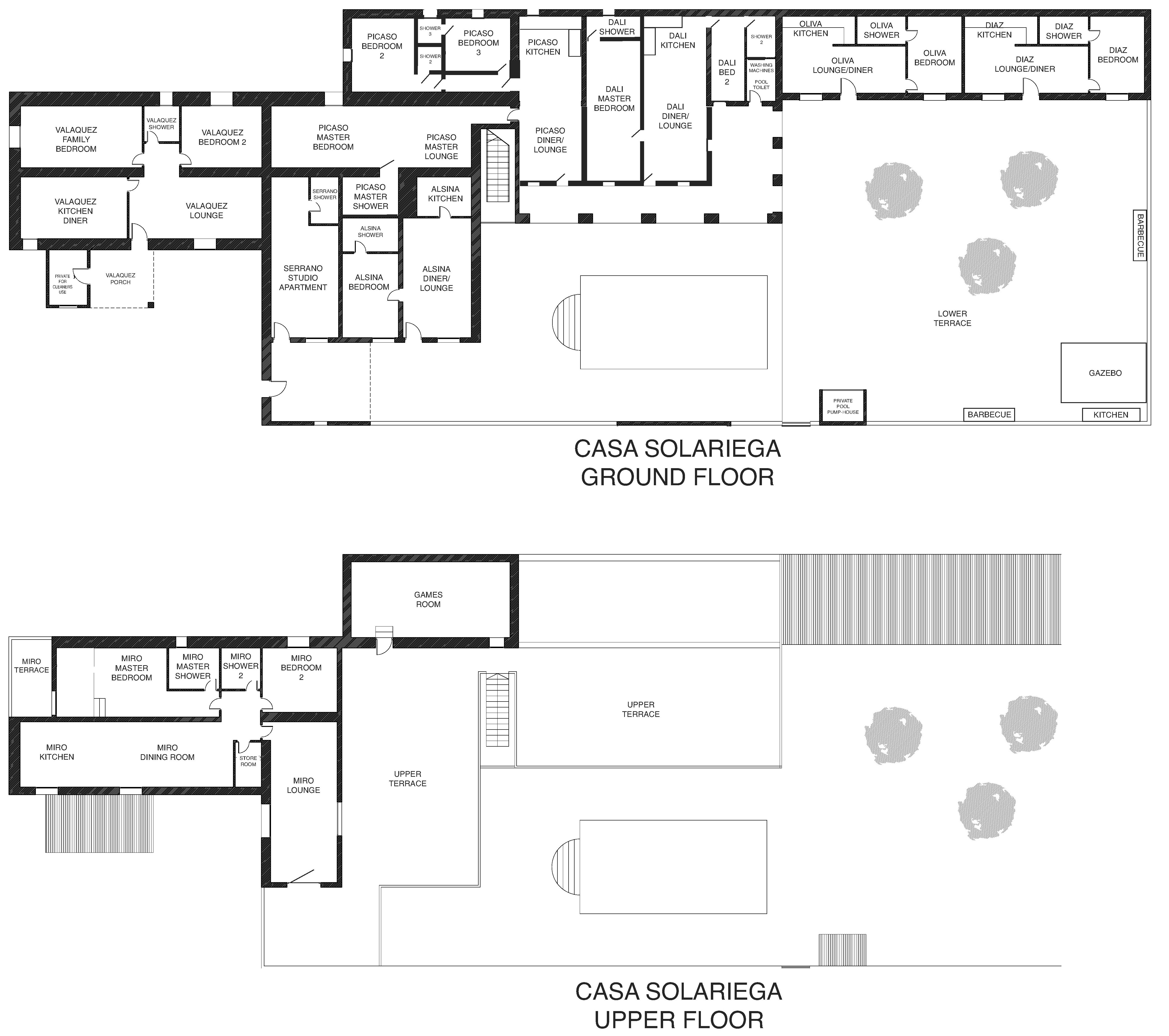 Casa Solariega Floor Plan