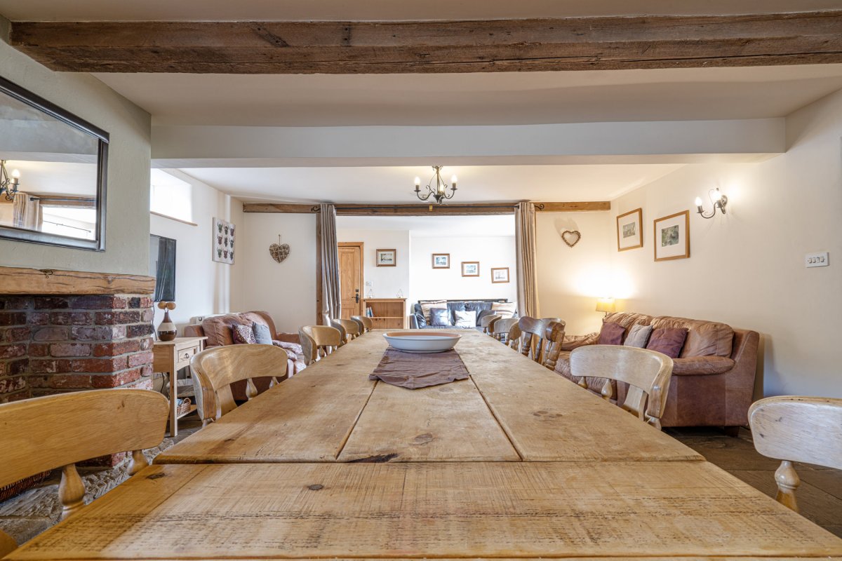 The Holmes Barn Dining Area