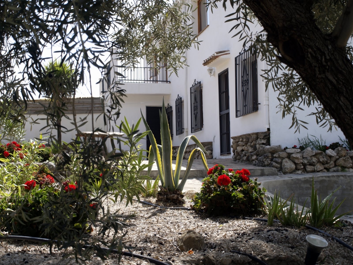 Front of the house with disabled access.