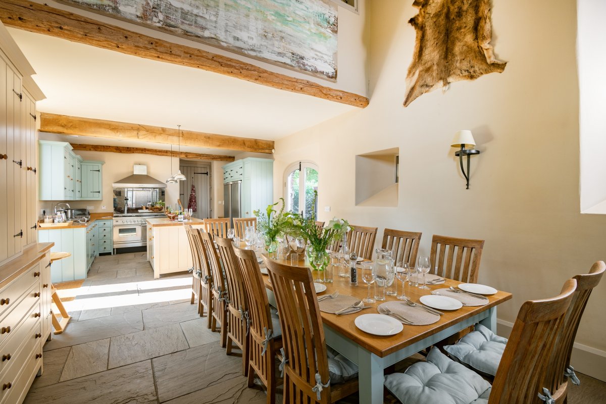 Marris Barn Dining Area