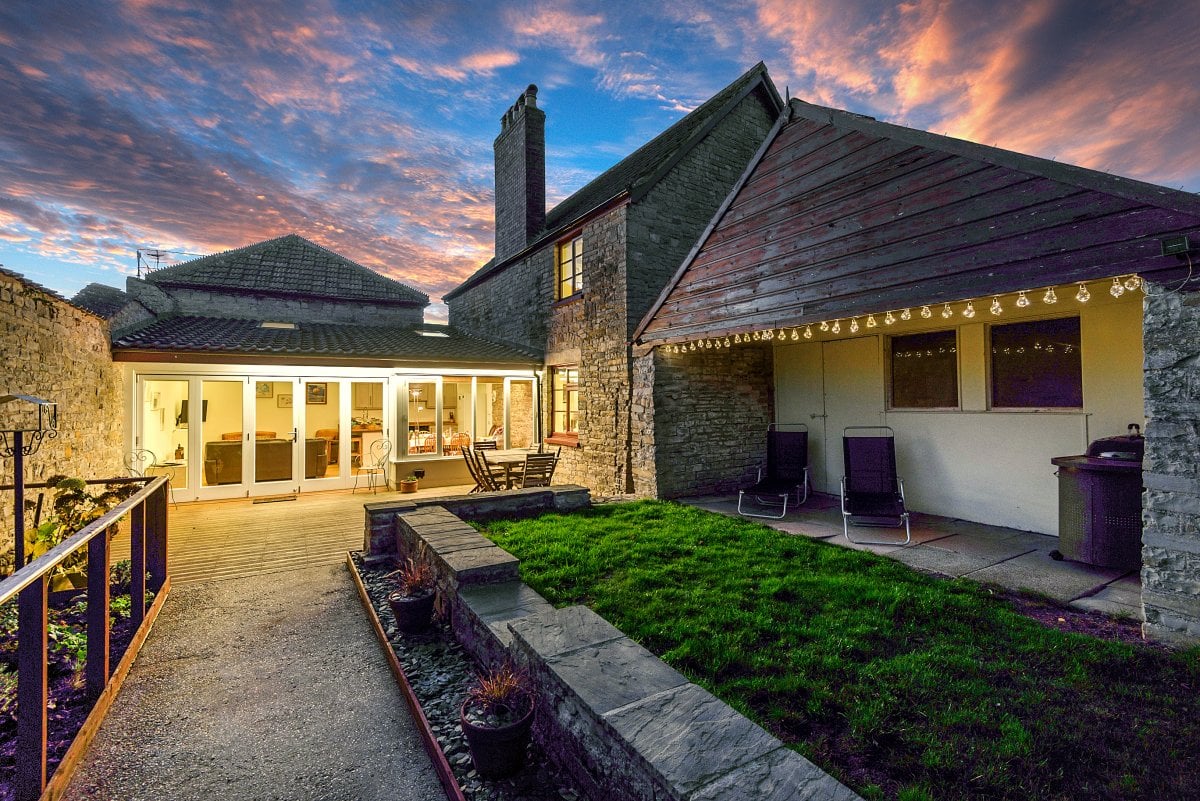 Park Cottage at Dusk