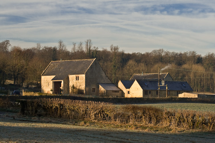 Cats Abbey in the morning sunlight