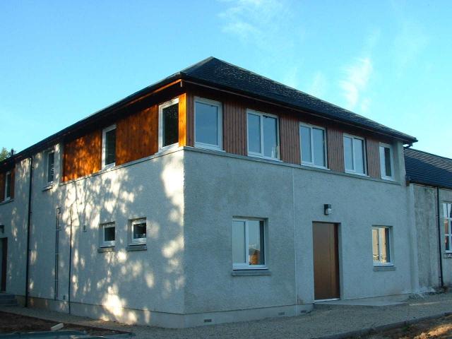 Bunkhouse extension to rear of hall