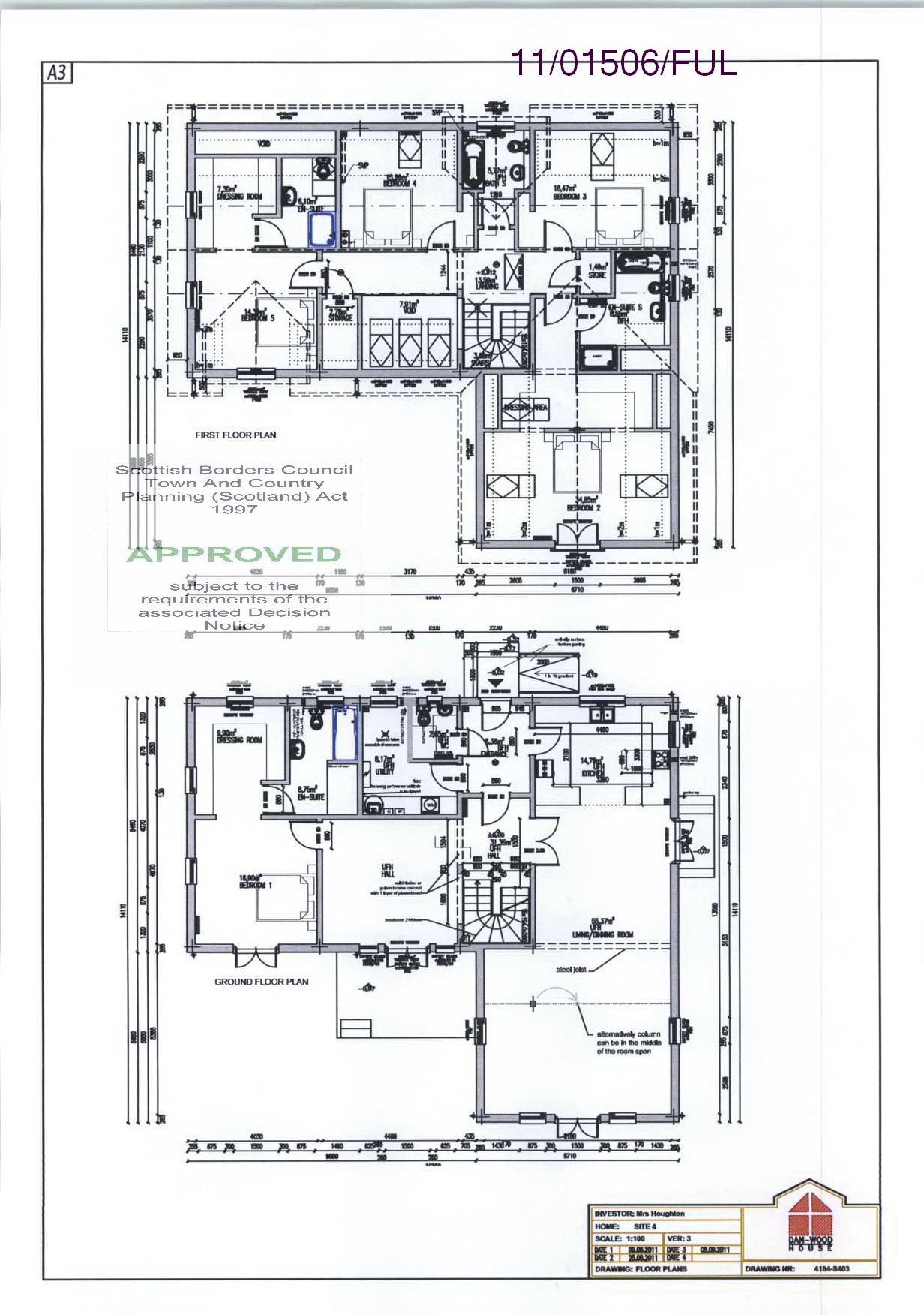 Floor plan of the Capercaillie