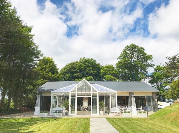 The beautiful Glass House for celebrations