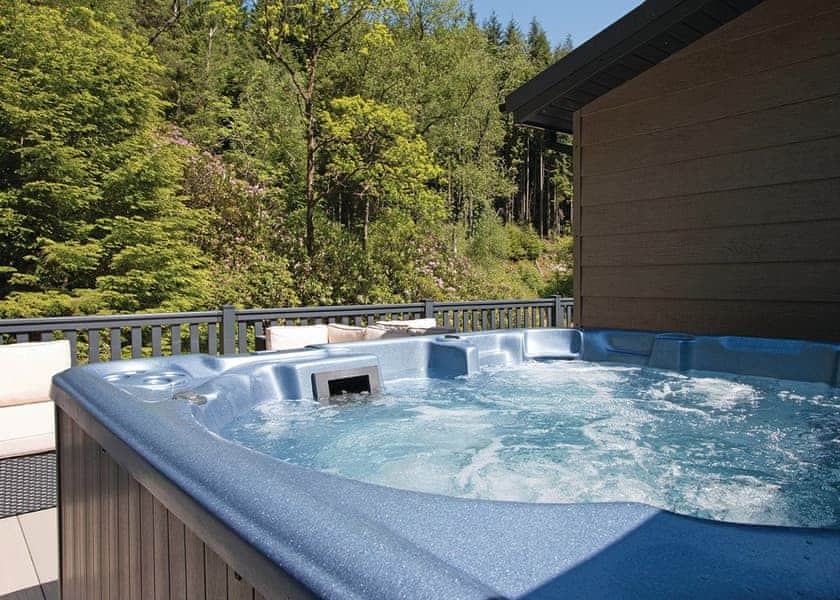 Drimsynie - Albatross Lodge hot tub