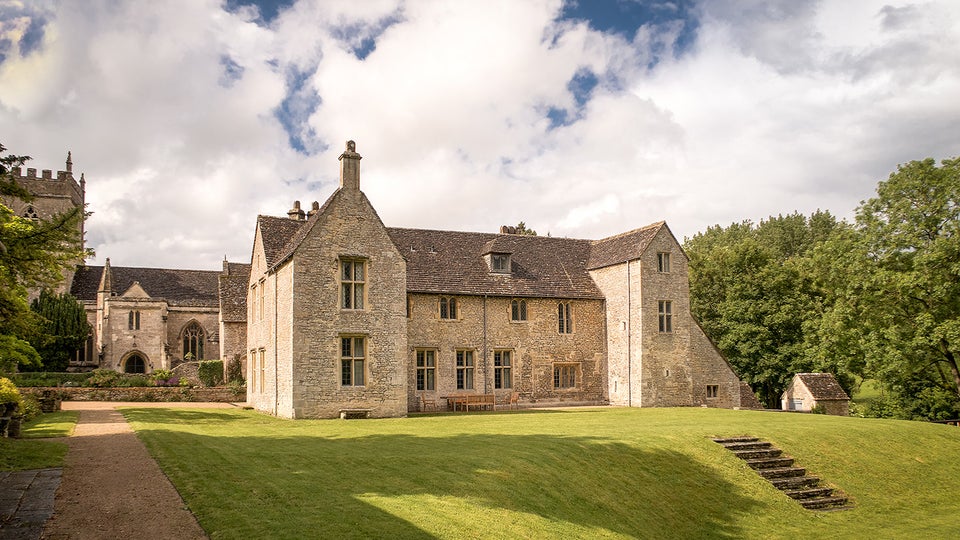 National Trust - Horton Court - the impressive building from the outside