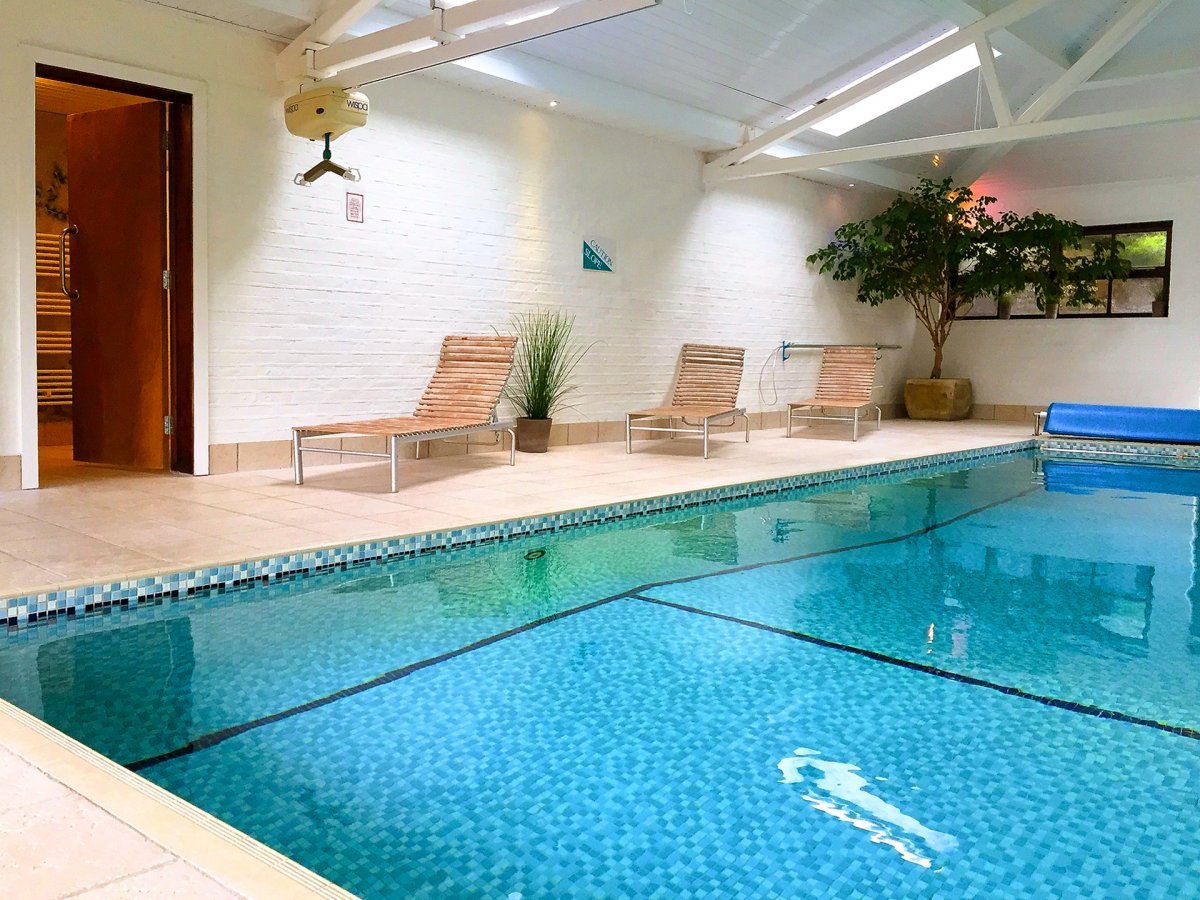 The indoor heated swimming pool, fun for all the family