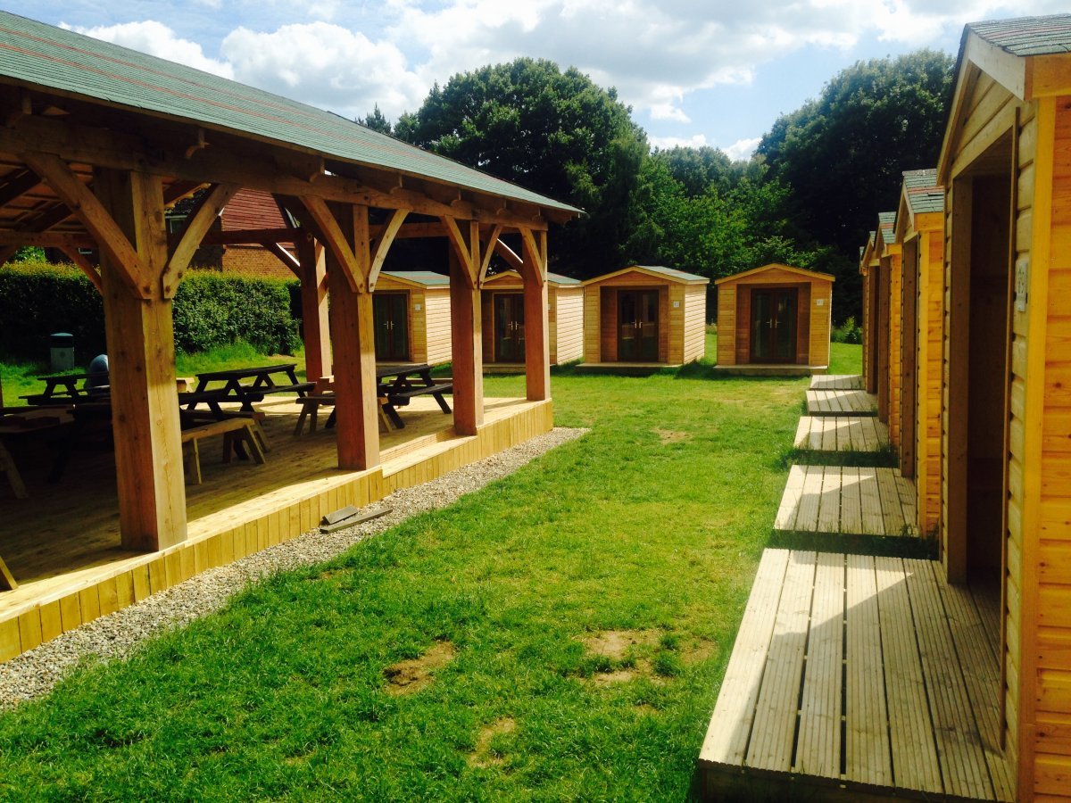 Glamping pods - sleeps 44