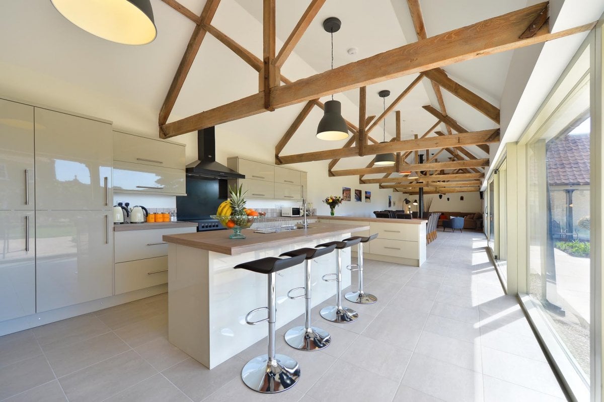 The Yard - open plan kitchen, dining and living area