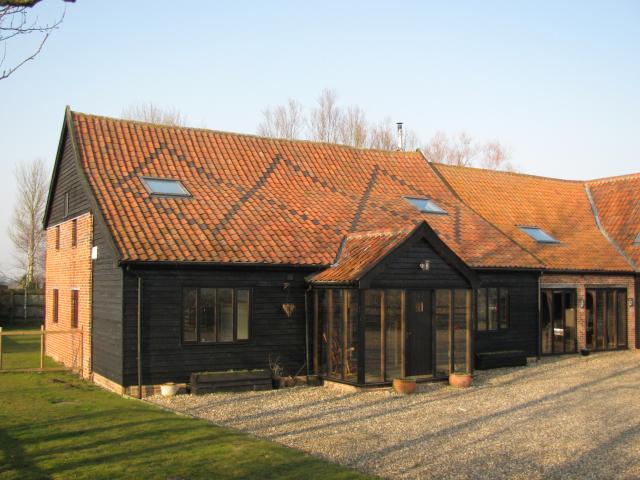 Front view of Barn