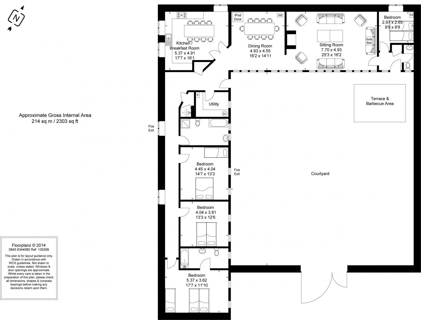 Rose Hall Floor Plan