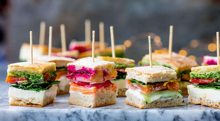 French pressed sandwich bites