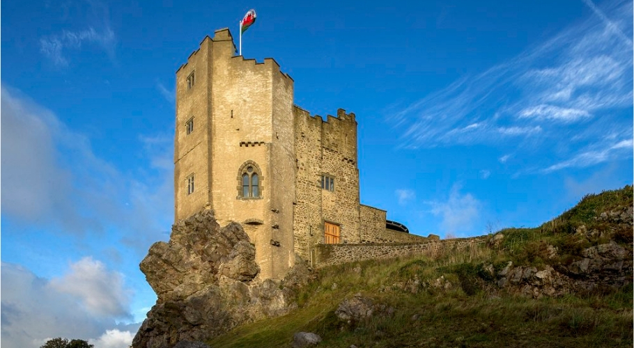 och Castle, St Davids, Pembrokeshire, West Wales