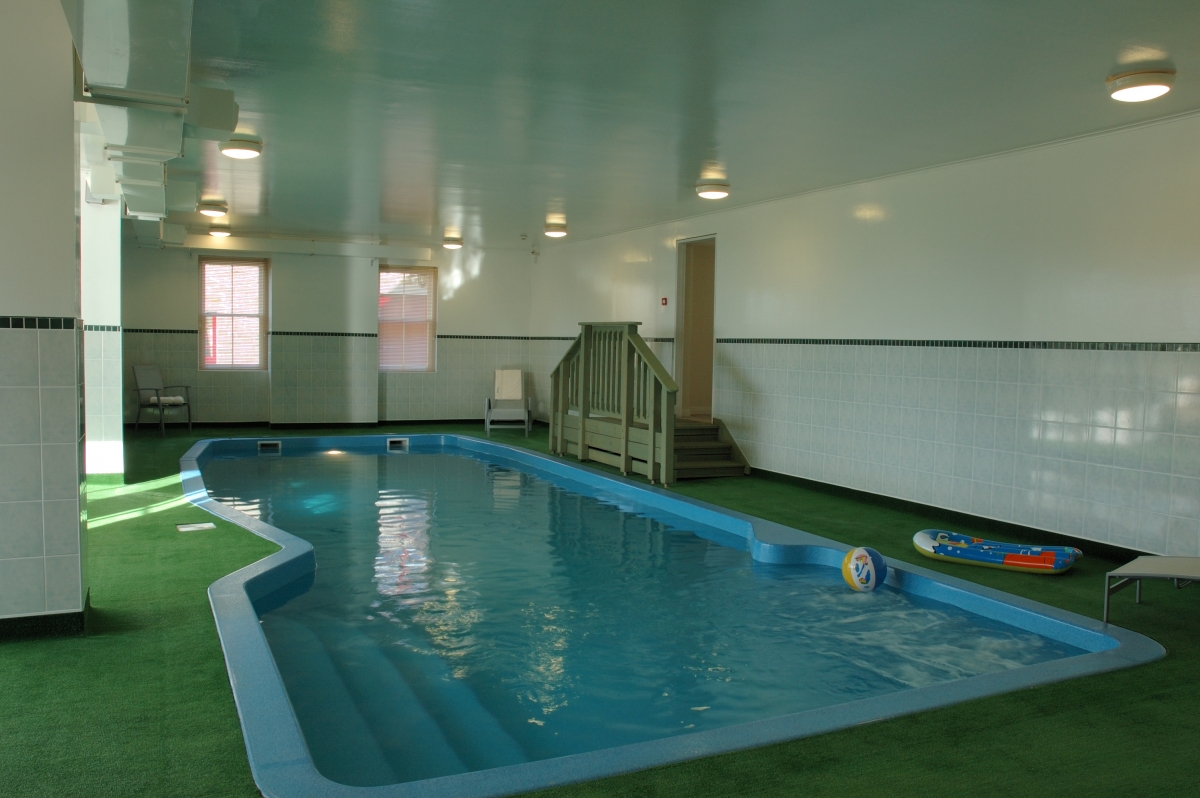 Indoor heated swimming pool