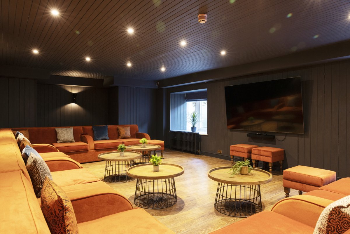 Fallbarrow Hall - large cinema room definitely has the wow factor