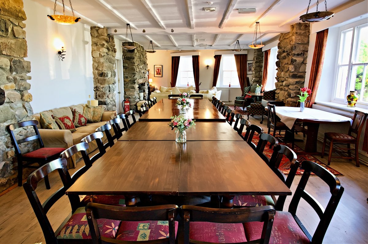 St Beuno House - dining tables seating 28 with extra table for any additional guests