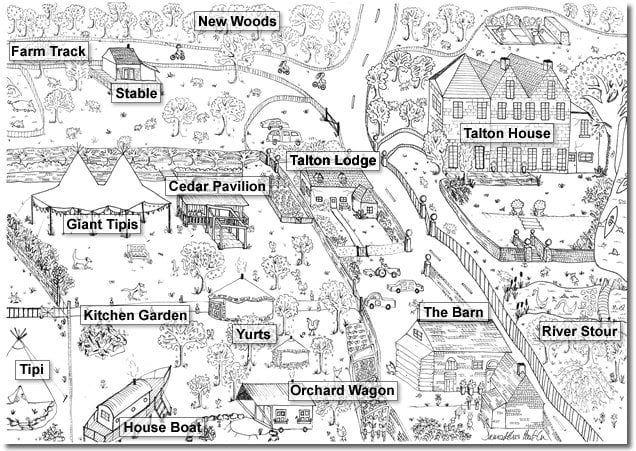 Talton site map