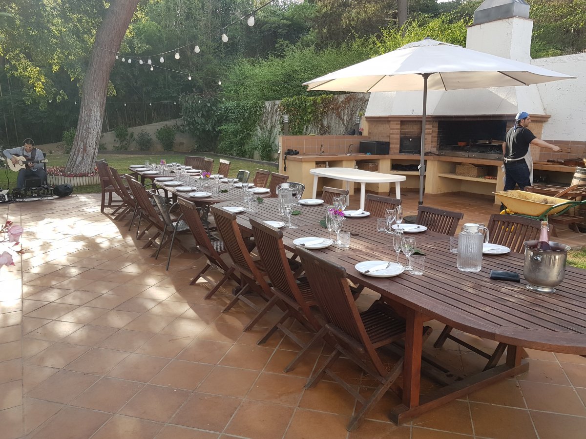 Villa Horta del Pilar - huge barbecue for outside dining and events