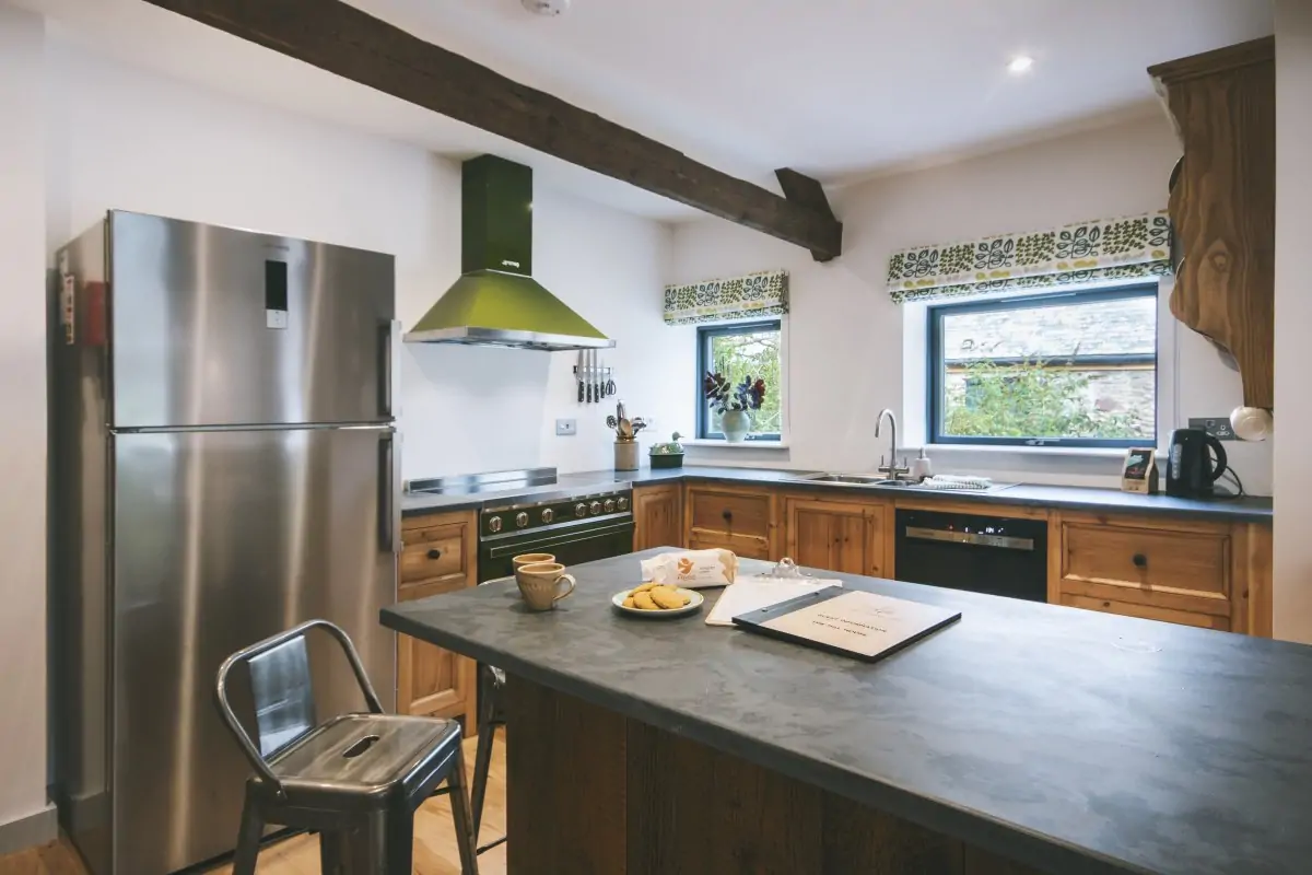 Mill House kitchen with large range cooker